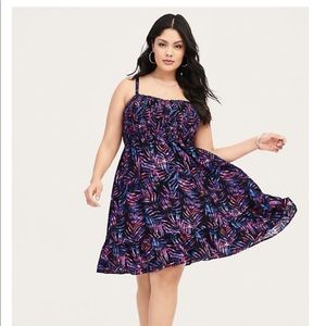 Torrid Multi Color Challis dress